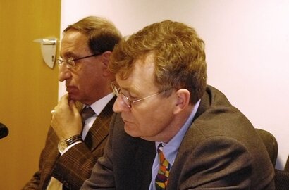 Prof. Dr. Labib Khadra und Prof. Dr. Matthias Weiter