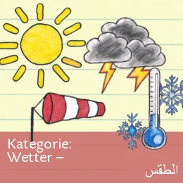 Bildwoerterbuch Deutsch-Arabisch Wetter